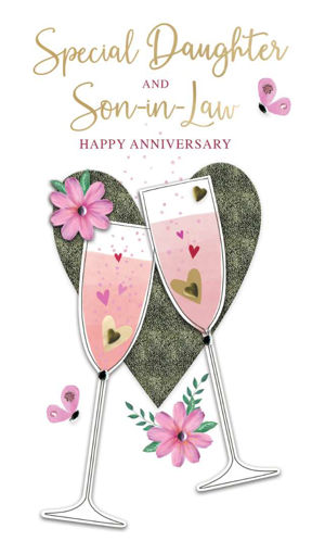 Picture of SPECIAL DAUGHTER AND SON IN LAW ANNIVERSARY CARD